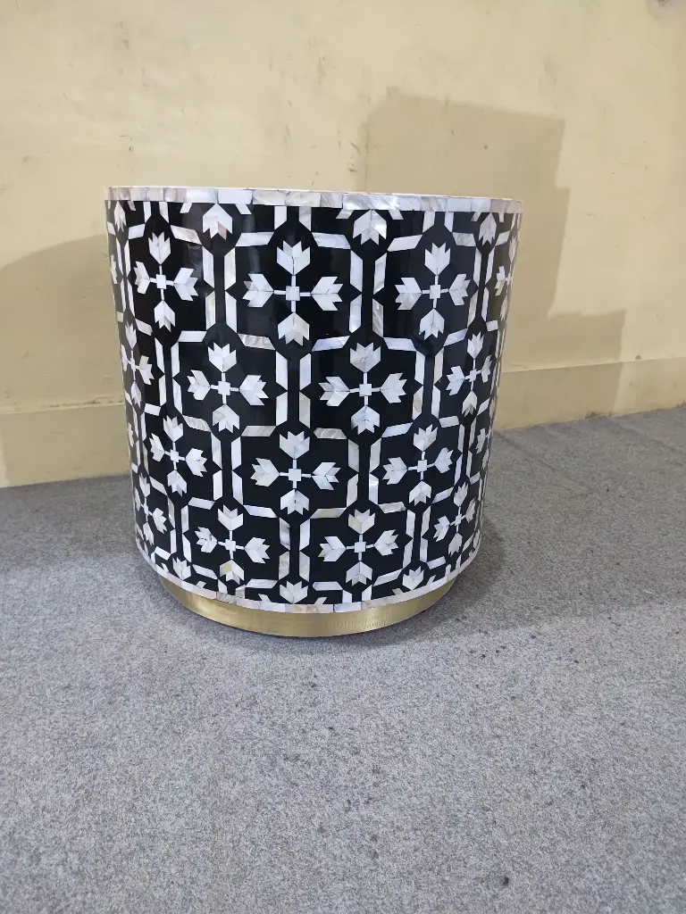 Side Table drum black