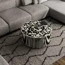 Philly Inlay Round Coffee Table - Kingsley