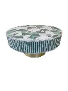 Inlay Sea Green Round Coffee Table - Phases