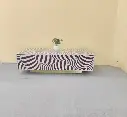 Inlay Coiled Rectangular Coffee Table- Luxe With 2.5" Base