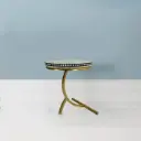 Inlay Norenj Side Table with Gold Legs- Targua