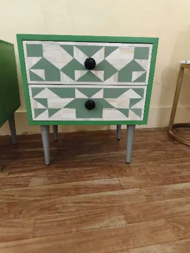 Inlay Marvin 2 Set Bedside Table with Legs - Kingsley 