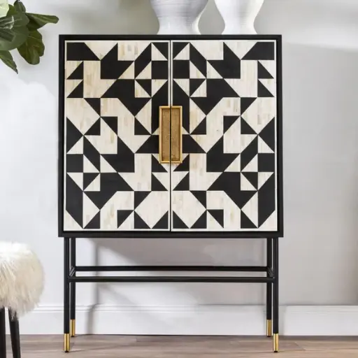 Inlay Storage Cabinet - Kingsley