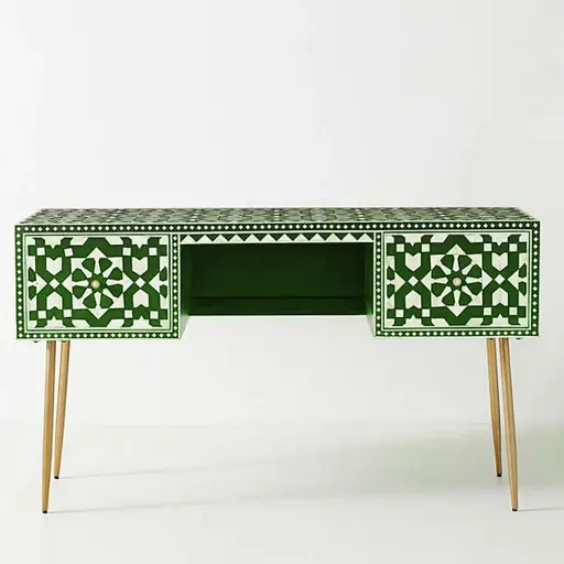 Mother of Pearl Inlay Study Desk - Moroccan