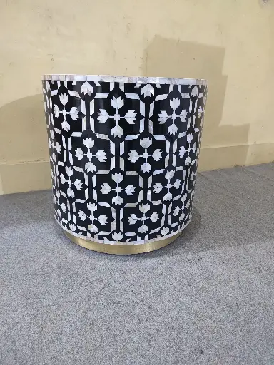Side Table drum black